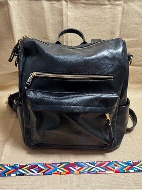 Vegan Leather Backpack - Classic Everyday Pack